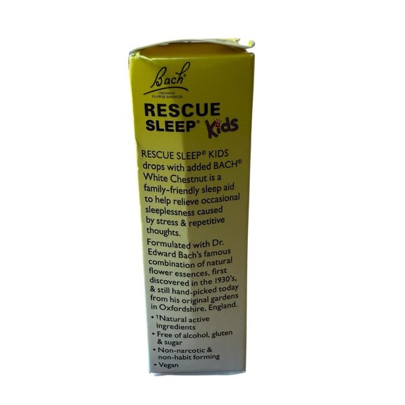 Bach Kids RESCUE SLEEP Dropper Natural Sleep Aid 0.35 fl oz 10mL x3 Exp Jan 2026 - Picture 5 of 6